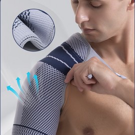 어깨 압박 보호대 한쪽 어깨 밴드 운동 어깨보호대 조절 가능 남여공용 Shoulder Compression Brace One-Sided Shoulder Band Sports Shoulder Protector Adjustable Unisex