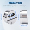 Mardili Hidden Shackle Trailer Puck Padlocks with Keyed Alike, 2-7/8"