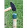 Alberts 211219 Impact Tool for Round Wood Posts Plastic Green