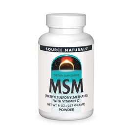 Source Naturals MSM (Methylsulfonylmethane) with Vitamin C - Powder, 8 Ounce