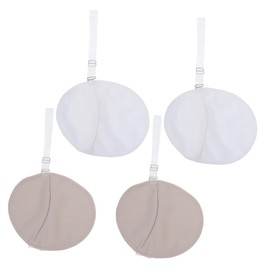 COLLBATH Underarm Pads 2 Pair Reusable Sweat under Breast for Sweating Underarm Protectors