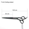 7.0 Inches Professional hair cutting thinning scissors set with razor