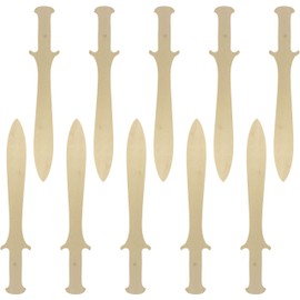Herr Bo & Co Pirate Dagger Made of 3 mm Birch Plywood, Untreated, DIY 10 Pieces