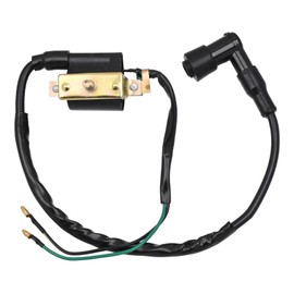 Aulavik CT70 Ignition Coil with A7TC Spark Plug for Coolster Most 4-stroke 50cc 70cc 90cc 110cc 125cc ATV Dirt Bike Go Kart Honda CT70H CT90 CM91 XR50 CRF50 Trail 90 Trail 70 Bikes 1969-1981 Trail