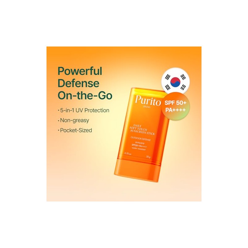 PURITO Protector Solar en Barra Daily Soft Touch Sunscreen Stick