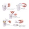 Starfrit Starfrit Little Beaver Can Opener - Safe - Holds and Leaves No Sharp Edges on Lid - Comfort Grip - 3 year warranty - White