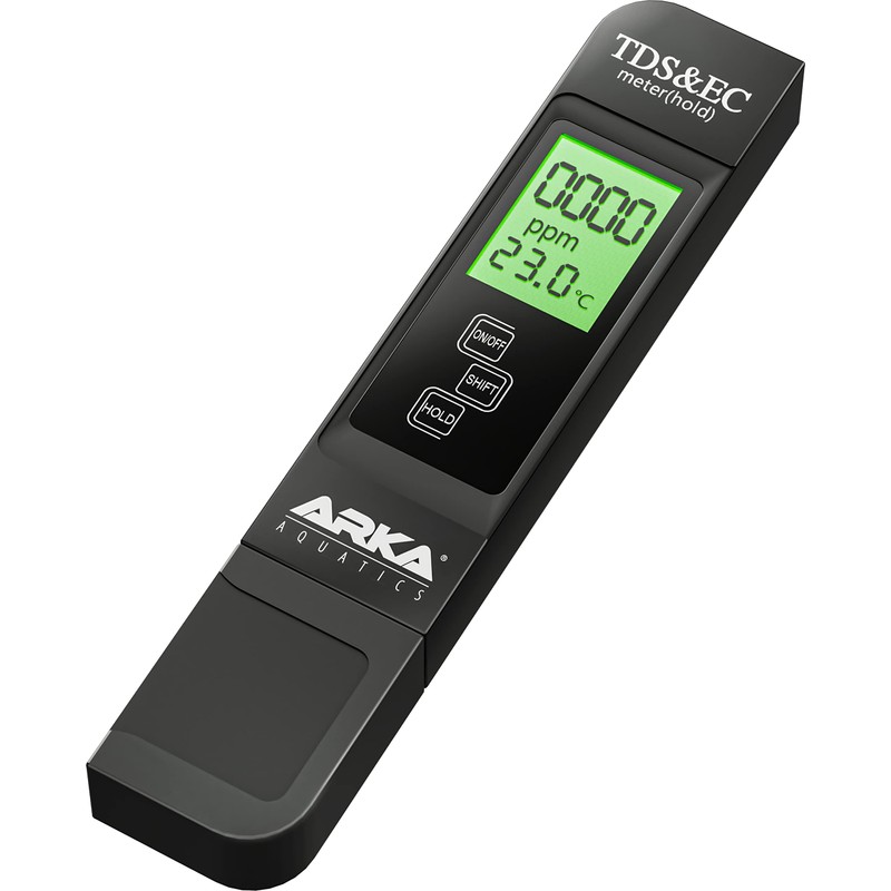MICROBE-LIFT ARKA myAQUA TDS/EC Meter 3-in-1 - Reliably Measures TDS,