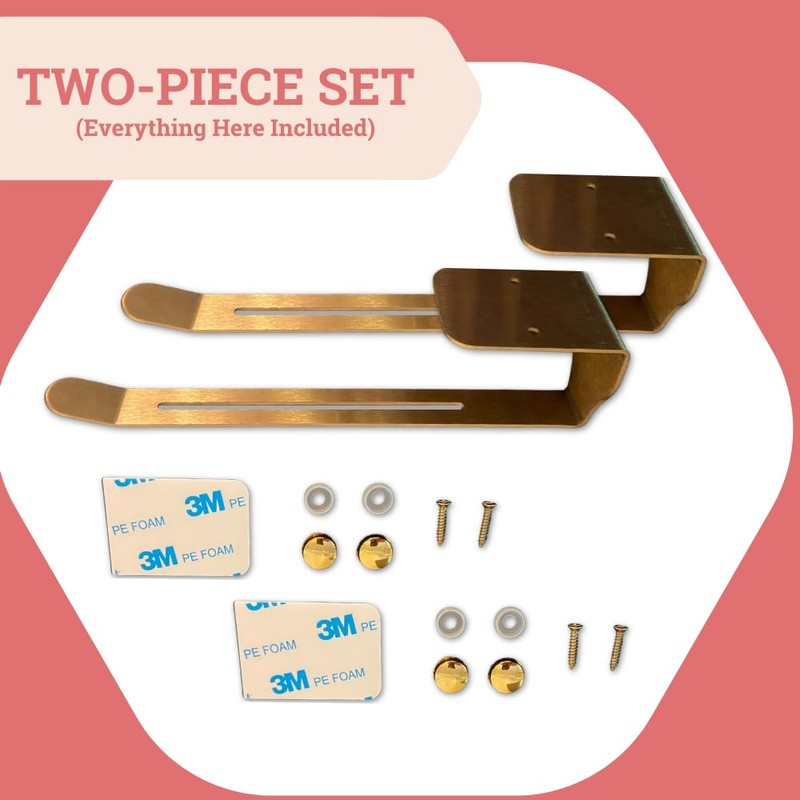 TWO PACK - LID LEDGE: Tumbler Lid Organizer, Horizontal, Under