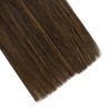 Ugeat Remy Nano Hair Extensions Brown Balayage Nano Bead Hair
