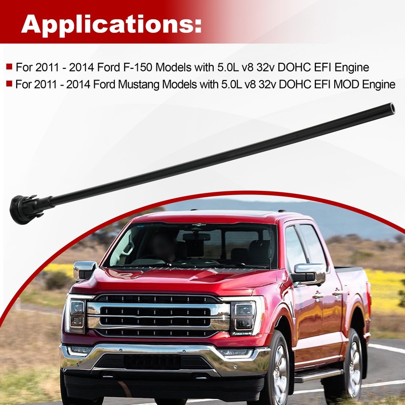 Fits for 2011-2014 F-150 & Mustang, 5.0L Engine Oil Indicator