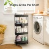 Pipishell Slim Storage Cart with Wheels - Bathroom Cart Organizer