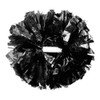 Lovecheer - 2 pompones de animadora, color negro, metálico, con