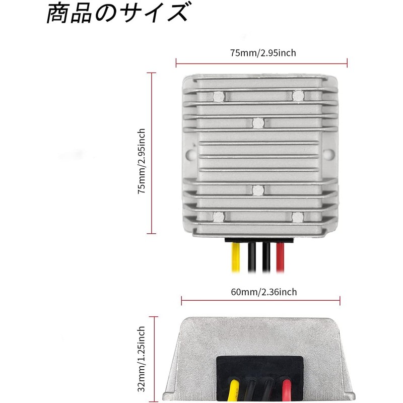 DC 24V to 12V 15A 180W DC Voltage Converter Transformer