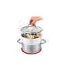 Tescoma 423010 Cestello per Cottura a Vapore, Plastica