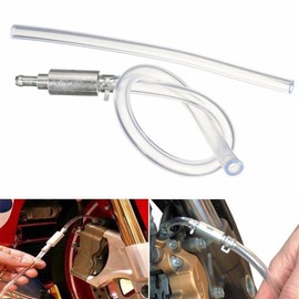 Dovewill New Car Auto Vehicle Brake Bleeder Clutch Bleeding Hose Tool Kit One-Way Valve &Tube for Car ATV UTV