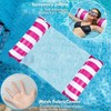 Inflatable Pool Float(2 Pack) Adult Pool Floaties, Multi-Purpose 4-in-1 Swimming