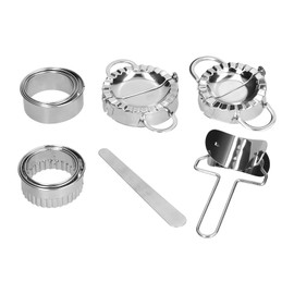 10PCS Stainless Steel Dumpling Maker Dumpling Mold Set and Cutter Home Kitchen AccessoriesDumpling Maker