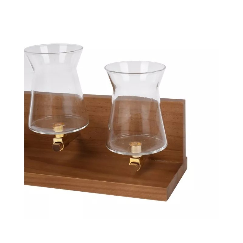 Better Homes and Gardens 3 Beaker Propagation Station, Beige Wood