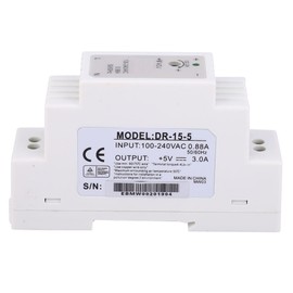 DR-15-5 DIN Rail Single Output Switching Power Supply 15W 5V 3A