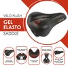 Velo Plush Gel Elasto Saddle - Black, L = 255