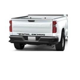 EmblemsPlus Chevy Silverado Matte Black Trail Boss Tailgate Lettering Decal 2019-2025