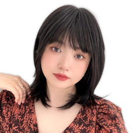 Bright Lara p-hf1770-NC-M Women's Full Wig, Medium Layer, Semi-Long