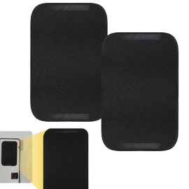 DYEKNEE 2 PC Car Door and Window Sun Visor, 16" x 25" Hanging Oxford Cloth Sun Protection Cover, Outdoor Camping Privacy Curtain, Universal for Most Cars (Black)