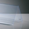 Sigel TA130 Sign Holder, Tent-Form, for 240x90 mm, Double-Sided Presentation,