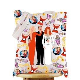 WZMPA Helen & Ennis Tote Bag Broadway Madeline Fans Gift Madeline Magic Potion Canvas Handbag Helen & Madeline Merchandise, Now a Warning Tg, Large