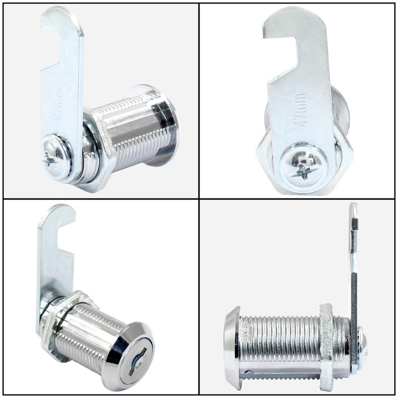 BokWin 1 Pcs Cabinet Cam Lock with Key 1-1/8 Inch