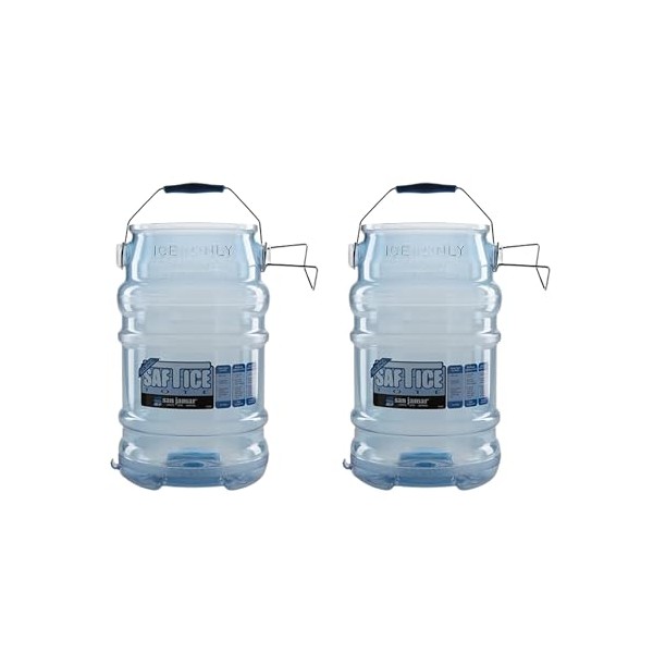San Jamar Saf-T-Ice Ice Tote with Ice Machine Hanger for