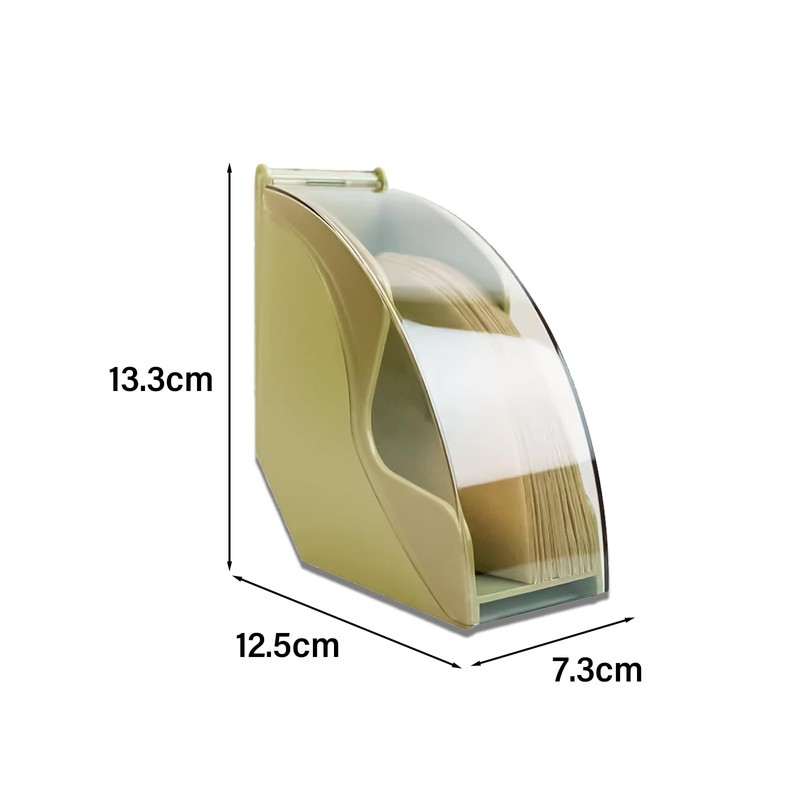 Coffee Filter Holder Storage Coffee Filter Paper Dispenser Box with