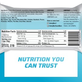 Functional Protein Bars - High-Performance Energy Snacks with Caffeine - Low Sugar & Non-GMO - Gluten Free Protein Bars for Workout, Travel & Energy Boosting | Chocolate Peanut Butter - 12 Count