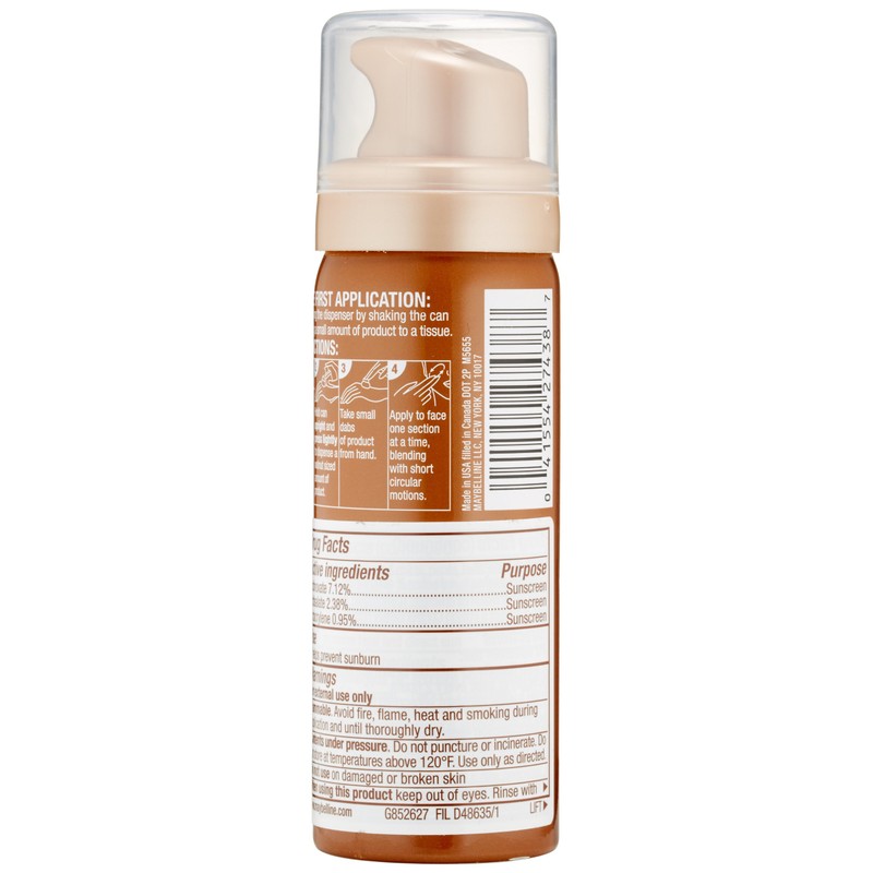 Maybelline New York Dream Nude Airfoam Foundation, Light Cocoa, 1.6