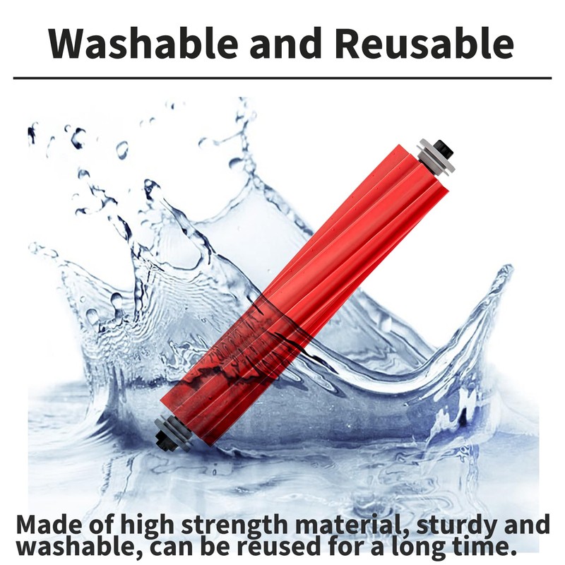 Unikstone 4 Pack Roller Brushes Compatible with Roborock S7, S7+,