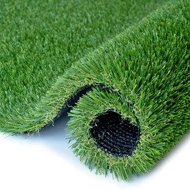Artificial Grass Turf Lawn, 1.5" Indoor Outdoor Garden Lawn Landscape Synthetic Grass Mat Fake Grass Rug (1 x 49 Feet)