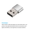MECCANIXITY USB C Female to USB Male Adapter, Type C