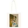 Old School Typing Machine Birds Beige Shopping Bag Reusable Durable