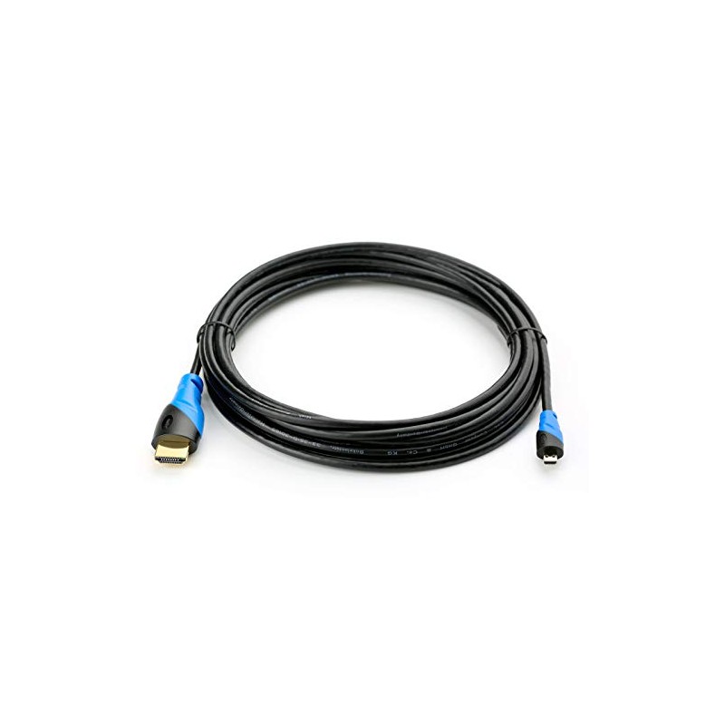 Micro HDMI Cable | 5 m | Black/Blue | HDMI