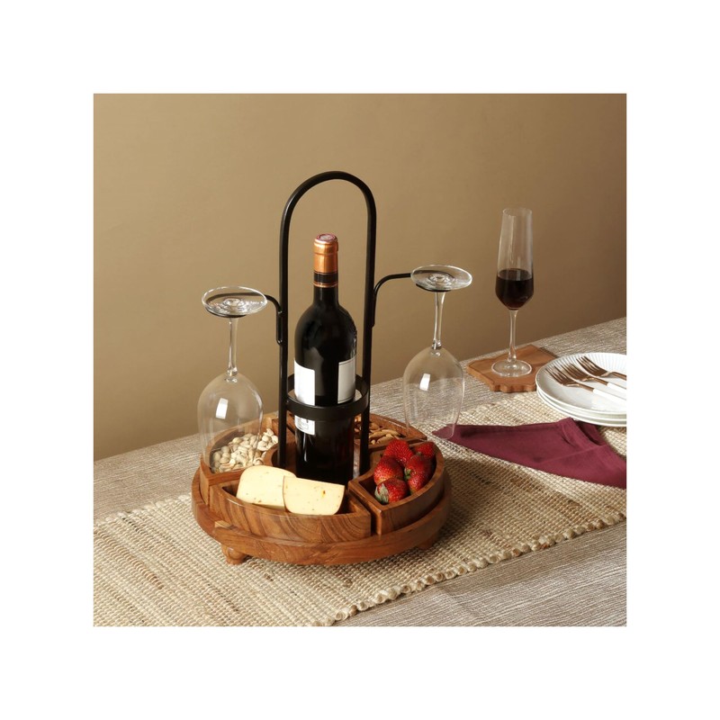 IHI EST. 1986 India Handicrafts Harmony Vines Natural Brown with