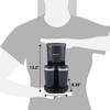 Elite Gourmet EHC116 Dual Drip Double Coffee Maker Brewer Includes