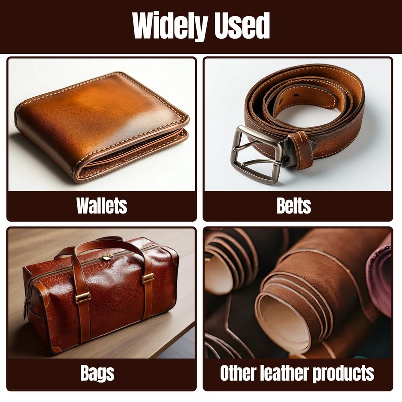 Leather Edge Sealer, Leather Burnishing Gum Smooth and Glossy Edge