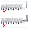Volume Eyelash Extensions, 12D Ready-to-Use Fan Eyelash Extensions, 0.07 15
