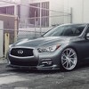 Front Bumper Lip Spoiler Compatible With 2014-2017 Infiniti Q50 Base