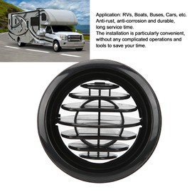 Yctze A/C Vent, Car Air Conditioner Outlet Vent Cover Round 63mm/2.5in Maintenance for RVs Buses Boats