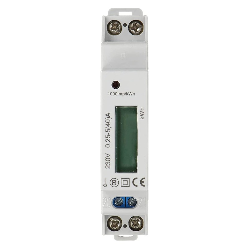 Miratic LCD Digital AC Meter, Electricity Meter with Backlight, 1-Phase
