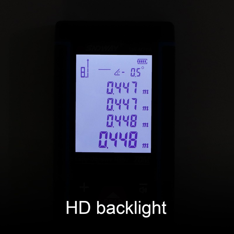 Digital Laser Distance Meter High Accuracy Handheld Infrared Range Finder