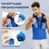 Haimont Hydration Running Vest with 2 Soft Flasks for Hiking