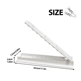 Zueyen Kebab Maker, 11 Inch Long Press Mould, Thick Plastic Manual Kebab Mould, Turkish Kebab Mould, for Kitchen, Home, Outdoor Picnic, Camping