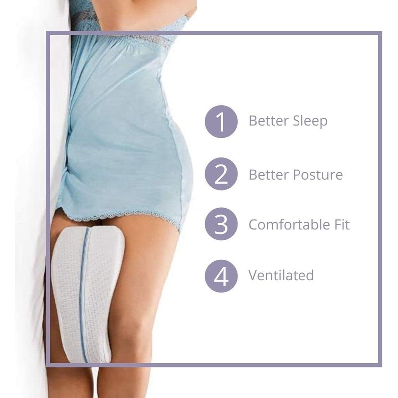 WSTELHH Ergonomic Knee Pillow for Sleeping on Side,Knee Pillow for